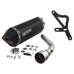 Rennauspuff SCORPION "Red Power" für Vespa GTS/GTS Super/GTV 300ccm HPE (`19-`20)