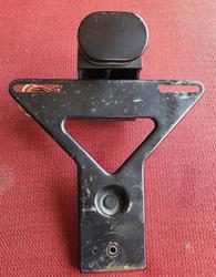 Klassischer Kennzeichenhalter mit Nummernschildbeleuchtung von Stanley in Schwarz