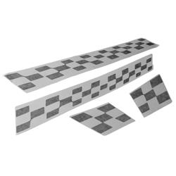 Aufkleberdekorset PIAGGIO mit Motiv "Zielflaggen", Vespa S Sport für Vespa LX/LXV/S 50-150ccm