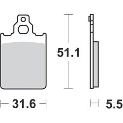 Bremsbeläge LUCAS S21 498414 - C-4721834