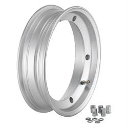 Felge SIP Tubeless 2.0 2.50x10 für 100'80/100'90-10" Reifen für Vespa 50-125/PV/ET3/PK/S/XL/XL2/125 GT-TS/150 GL/GS VS5T/Sprint/V/T4/Rally/PX/PE/Lusso/T5/Cosa/LML Star/DLX/Deluxe 2T/4T vorne oder hint
