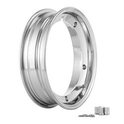 Felge SIP Tubeless 2.0 2.50x10 für 100'80/100'90-10" Reifen für Vespa 50-125/PV/ET3/PK/S/XL/XL2/125 GT-TS/150 GL/GS VS5T/Sprint/V/T4/Rally/PX/PE/Lusso/T5/Cosa/LML Star/DLX/Deluxe 2T/4T vorne oder hint