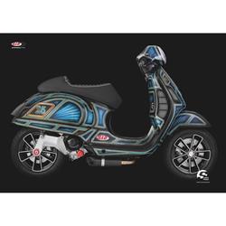 Poster SIP mit Motiv "Vespa GTS Series Pordoi" Motorroller MODERN VESPA
