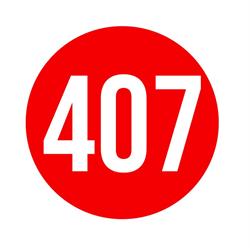 Aufkleber mit Motiv Tempo 407