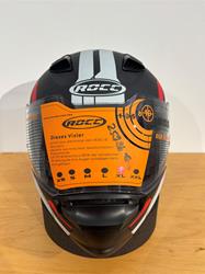 Helm ROCC 891 Integralhelm mattschwarz/rot