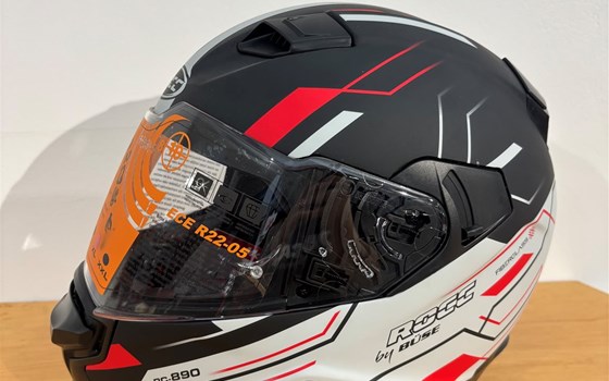 Helm ROCC 891 Integralhelm mattschwarz/rot - Bild 2