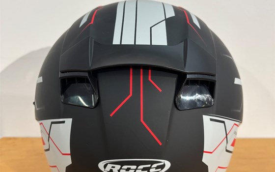 Helm ROCC 891 Integralhelm mattschwarz/rot - Bild 3