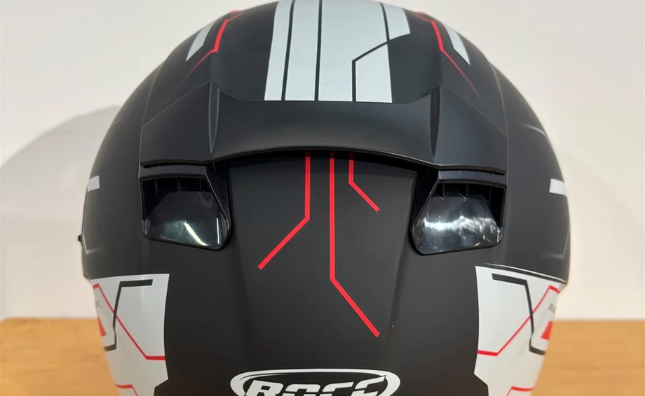 Helm ROCC 891 Integralhelm mattschwarz/rot Bild 3: Helm ROCC 891 Integralhelm mattschwarz/rot