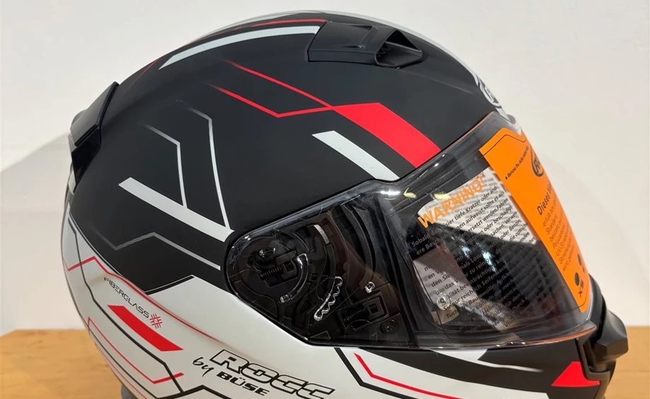 Helm ROCC 891 Integralhelm mattschwarz/rot Bild 4: Helm ROCC 891 Integralhelm mattschwarz/rot