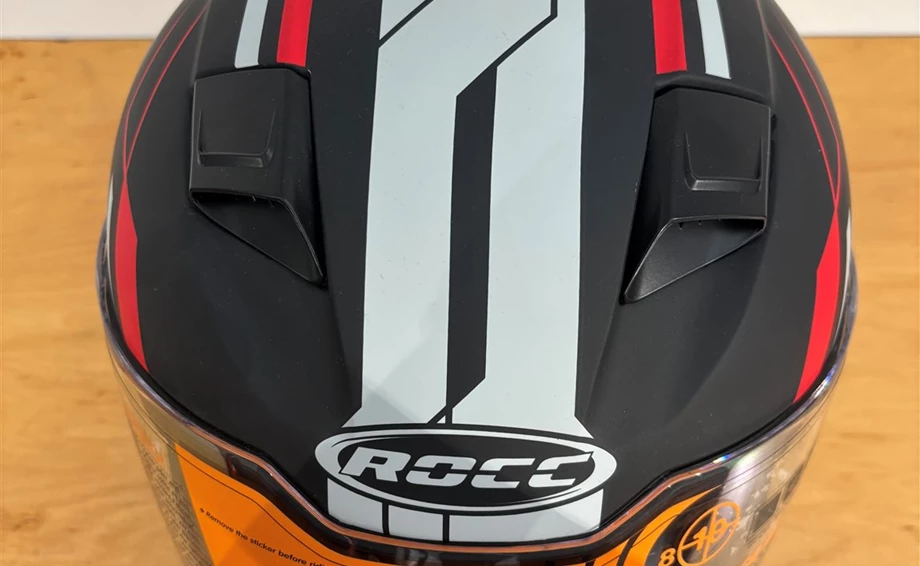 Helm ROCC 891 Integralhelm mattschwarz/rot Bild 5: Helm ROCC 891 Integralhelm mattschwarz/rot