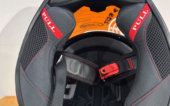 Helm ROCC 891 Integralhelm mattschwarz/rot - Bild 6