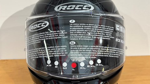 Helm ROCC 390 Integralhelm schwarz/grau L