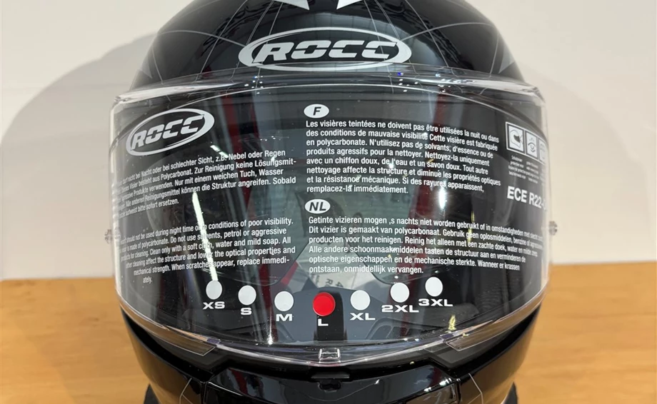 Helm ROCC 390 Integralhelm schwarz/grau L Bild 1: Helm ROCC 390 Integralhelm schwarz/grau L