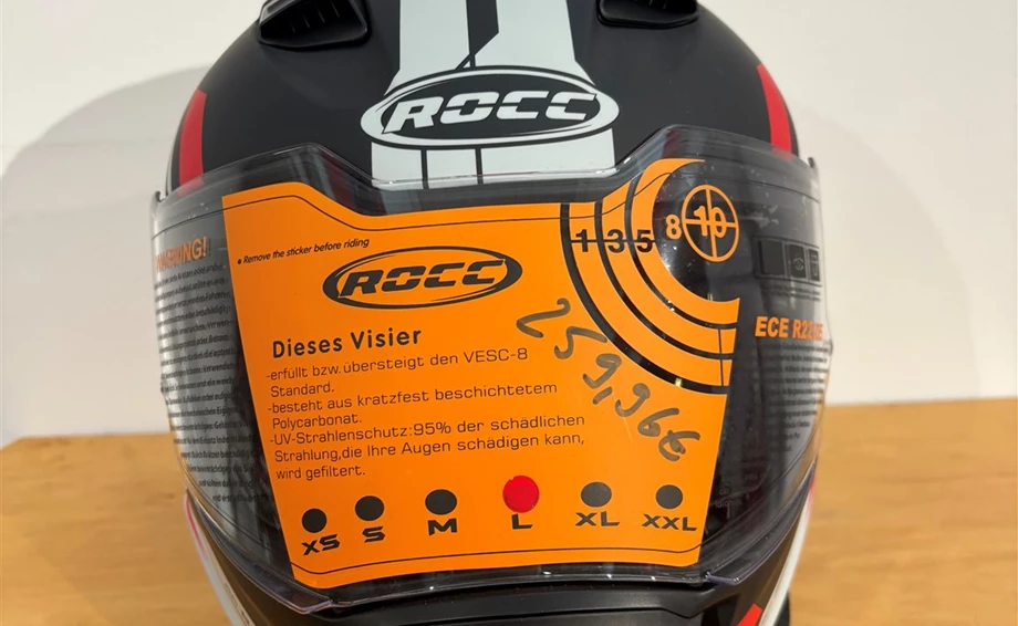 Helm ROCC 891 Integralhelm mattschwarz/rot Bild 1: Helm ROCC 891 Integralhelm mattschwarz/rot