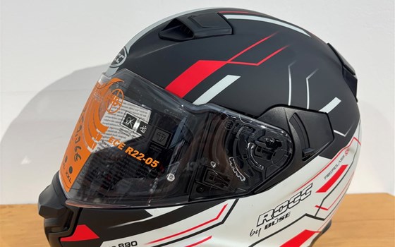 Helm ROCC 891 Integralhelm mattschwarz/rot - Bild 2