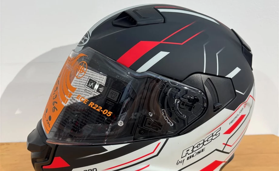 Helm ROCC 891 Integralhelm mattschwarz/rot Bild 2: Helm ROCC 891 Integralhelm mattschwarz/rot