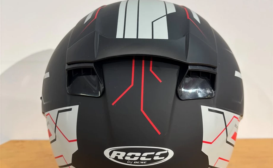 Helm ROCC 891 Integralhelm mattschwarz/rot Bild 3: Helm ROCC 891 Integralhelm mattschwarz/rot