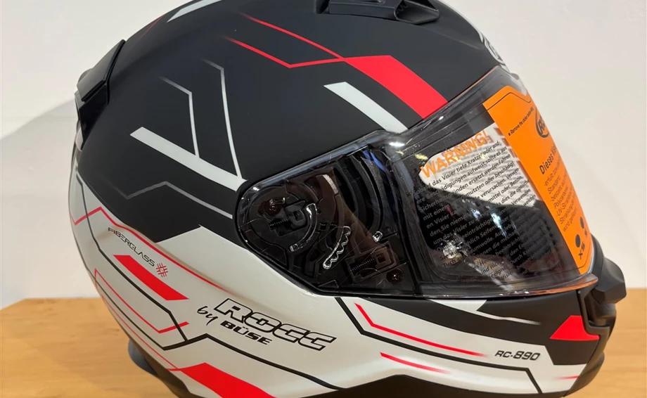 Helm ROCC 891 Integralhelm mattschwarz/rot Bild 4: Helm ROCC 891 Integralhelm mattschwarz/rot