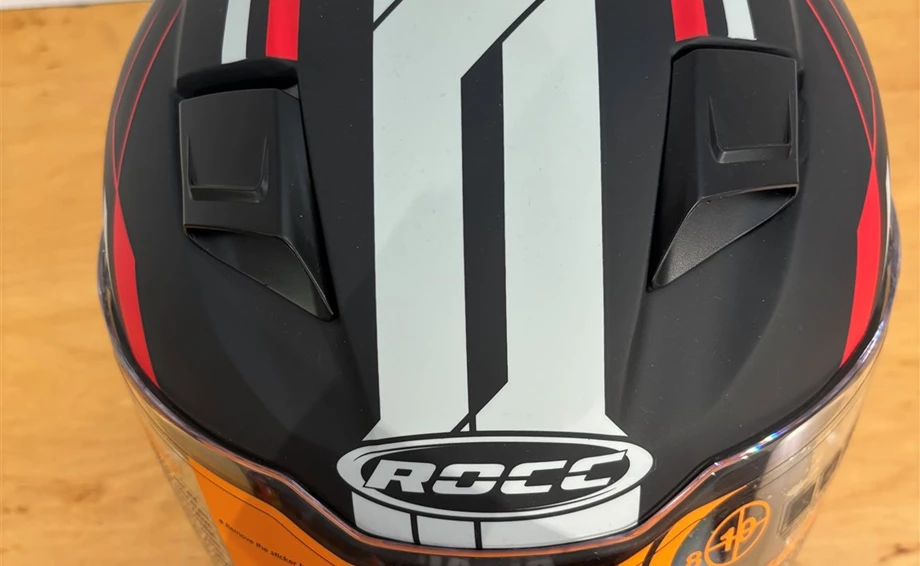 Helm ROCC 891 Integralhelm mattschwarz/rot Bild 5: Helm ROCC 891 Integralhelm mattschwarz/rot