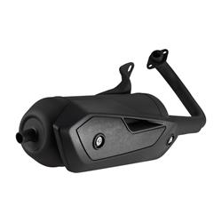 Rennauspuff TECNIGAS SilentPro Black für GILERA/PIAGGIO AC/LC