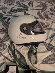 Schuberth C3 Pro Women Helm  weiß, fast neu + GRATIS Modeka Handschuhe