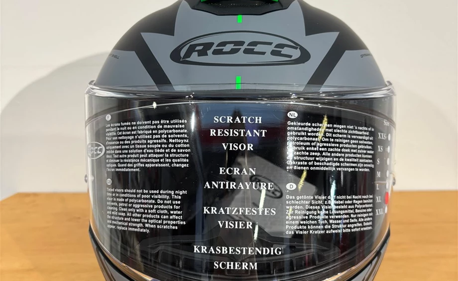 Helm ROCC 861 Integralhelm mattschwarz/grün Bild 1: Helm ROCC 861 Integralhelm mattschwarz/grün