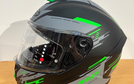 Helm ROCC 861 Integralhelm mattschwarz/grün - Bild 2