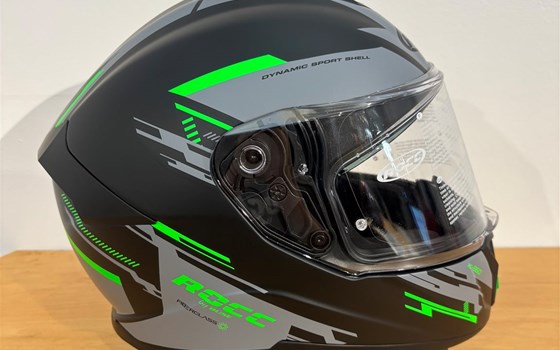 Helm ROCC 861 Integralhelm mattschwarz/grün - Bild 4