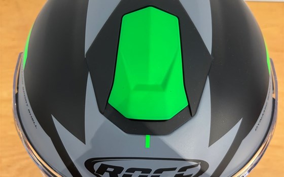 Helm ROCC 861 Integralhelm mattschwarz/grün - Bild 5