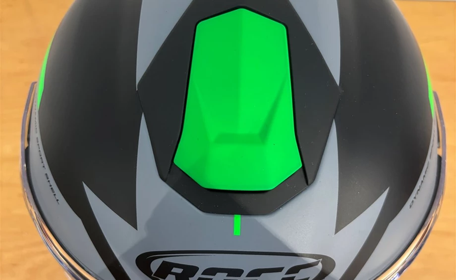 Helm ROCC 861 Integralhelm mattschwarz/grün Bild 5: Helm ROCC 861 Integralhelm mattschwarz/grün