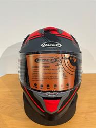 Helm ROCC 341 Integralhelm mattschwarz/rot