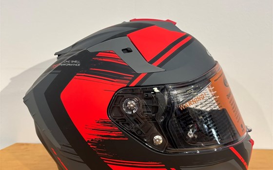 Helm ROCC 341 Integralhelm mattschwarz/rot - Bild 4