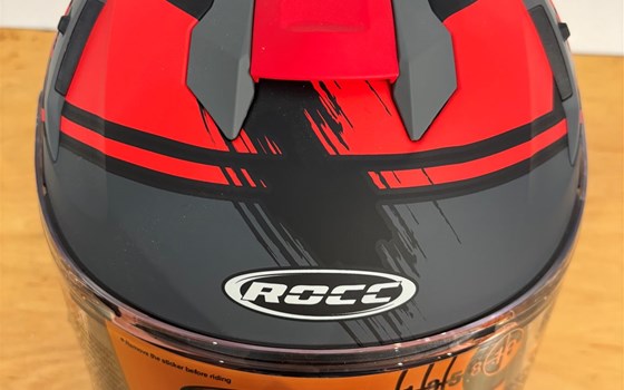 Helm ROCC 341 Integralhelm mattschwarz/rot - Bild 5