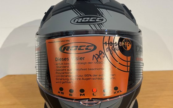 Helm ROCC 341 Integralhelm mattschwarz/grau - Bild 1