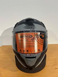 Helm ROCC 341 Integralhelm mattschwarz/grau