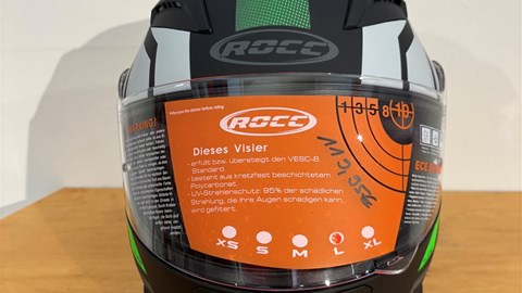 Helm ROCC 416 Integralhelm mattschwarz/grün