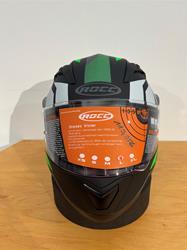 Helm ROCC 416 Integralhelm mattschwarz/grün