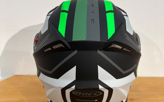 Helm ROCC 416 Integralhelm mattschwarz/grün - Bild 3