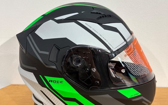 Helm ROCC 416 Integralhelm mattschwarz/grün - Bild 4