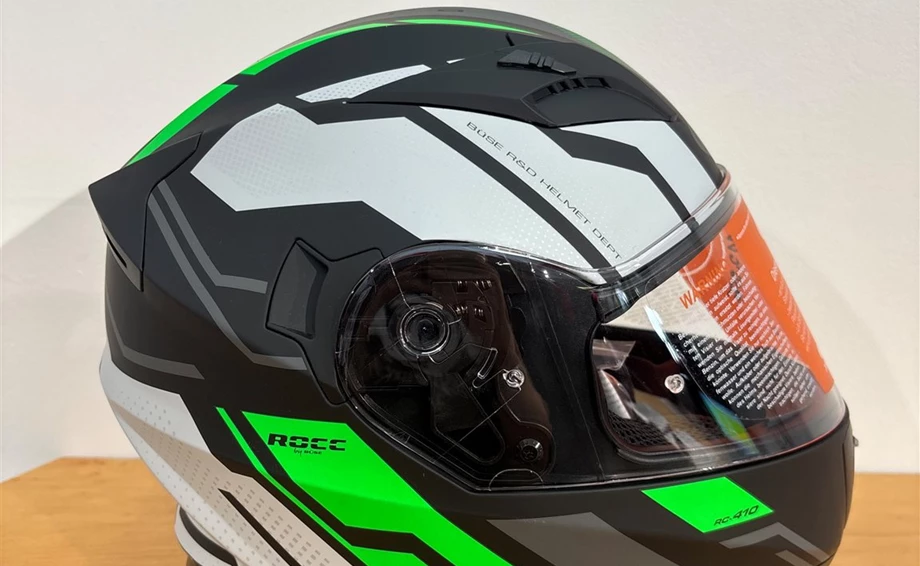 Helm ROCC 416 Integralhelm mattschwarz/grün Bild 4: Helm ROCC 416 Integralhelm mattschwarz/grün