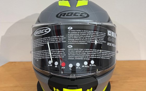 Helm ROCC 390 Integralhelm mattgrau/gelb M - Bild 1