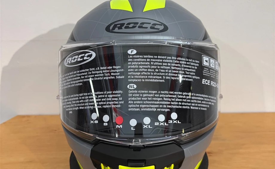 Helm ROCC 390 Integralhelm mattgrau/gelb M Bild 1: Helm ROCC 390 Integralhelm mattgrau/gelb M