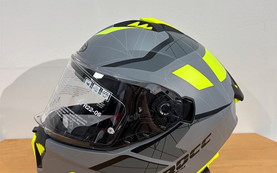 Helm ROCC 390 Integralhelm mattgrau/gelb M - Bild 2