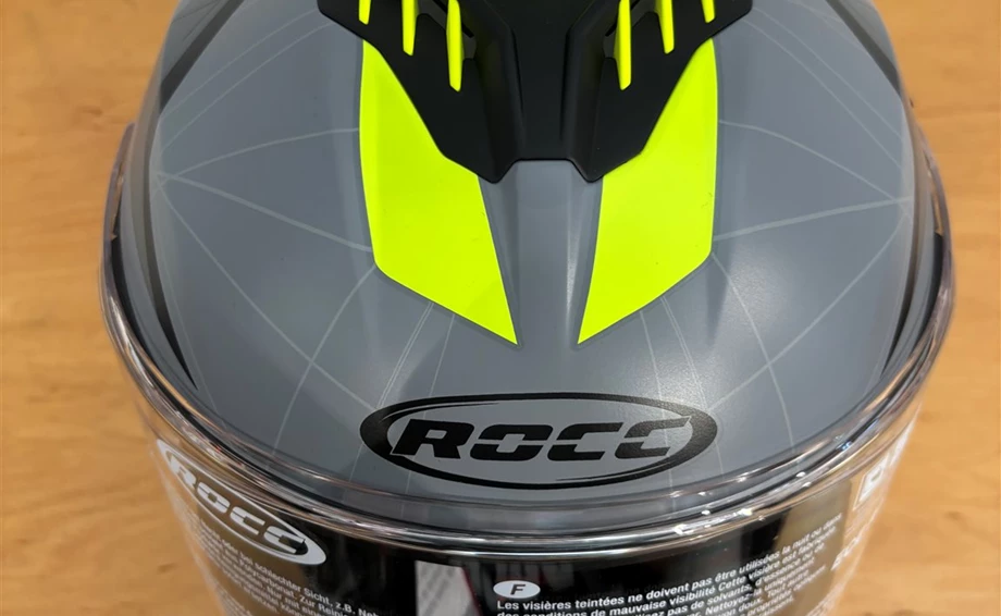 Helm ROCC 390 Integralhelm mattgrau/gelb M Bild 5: Helm ROCC 390 Integralhelm mattgrau/gelb M