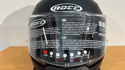 Helm ROCC 390 Integralhelm mattschwarz XS