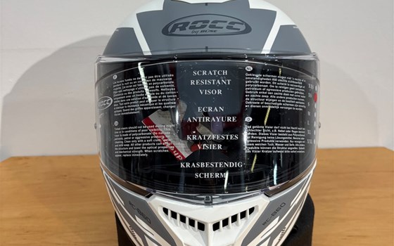 Helm ROCC 861 Integralhelm mattweiß/grau Gr XS - Bild 1