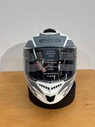Helm ROCC 861 Integralhelm mattweiß/grau Gr XS