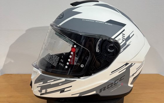 Helm ROCC 861 Integralhelm mattweiß/grau Gr XS - Bild 2