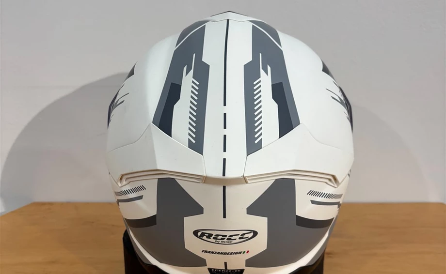 Helm ROCC 861 Integralhelm mattweiß/grau Gr XS Bild 3: Helm ROCC 861 Integralhelm mattweiß/grau Gr XS
