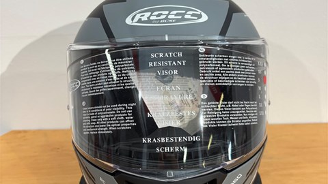 Helm ROCC 861 Integralhelm mattschwarz/grau